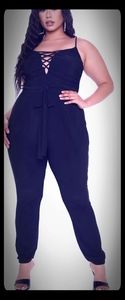 Fashion Nova Restless Nights Rucked Jumpsuit